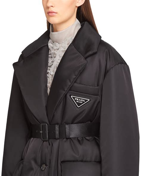 coat prada women's|prada nylon jacket women's.